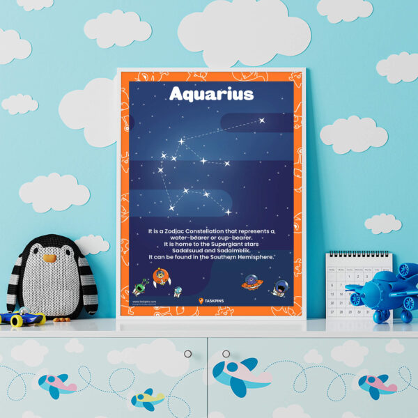 Aquarius Constellation Fun Facts printable
