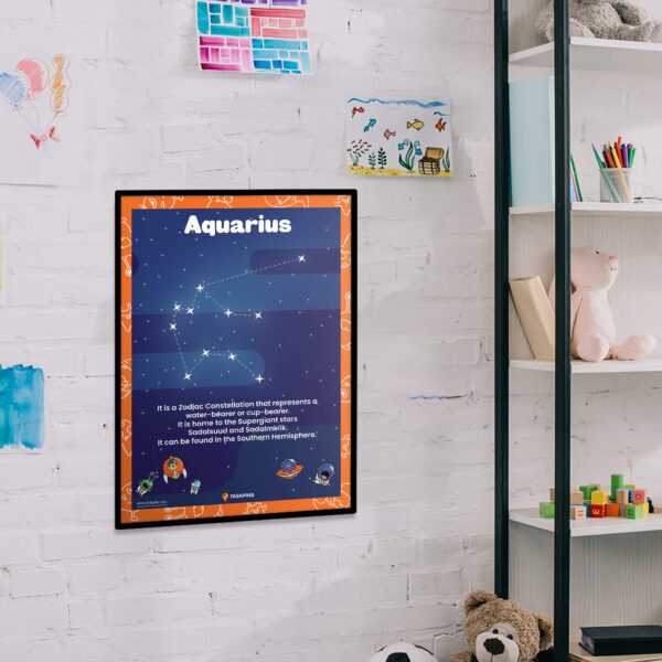 Constellation Aquarius Fun Facts decor