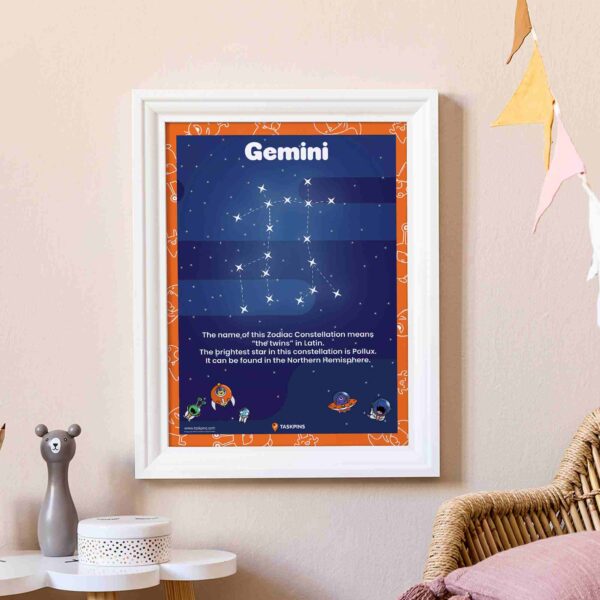 The Constellation Gemini Facts poster
