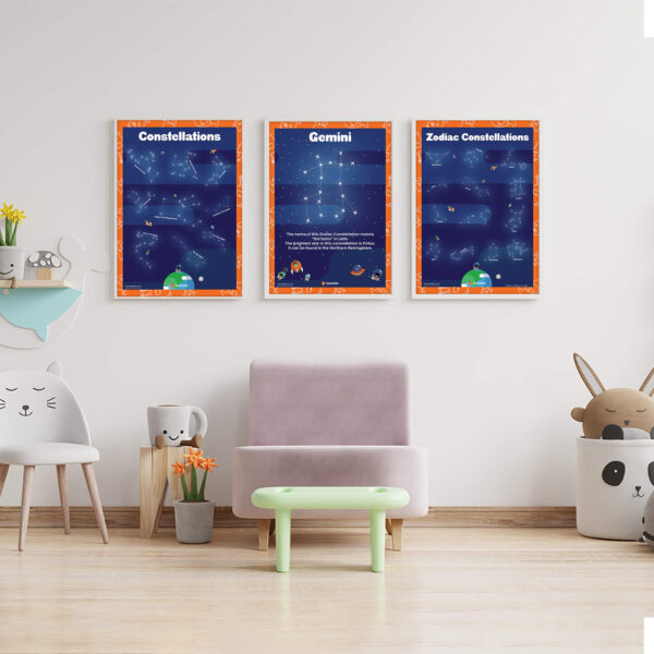 Twins Gemini The Constellation Facts poster