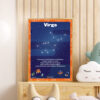 Virgo Constellation Facts print