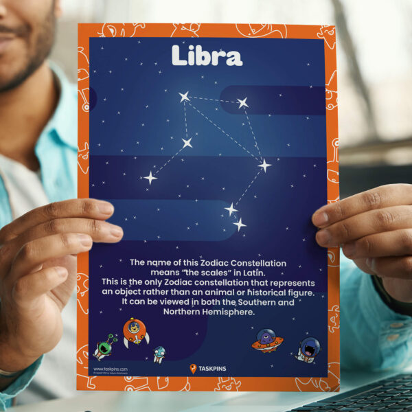 The Constellation Libra Facts print