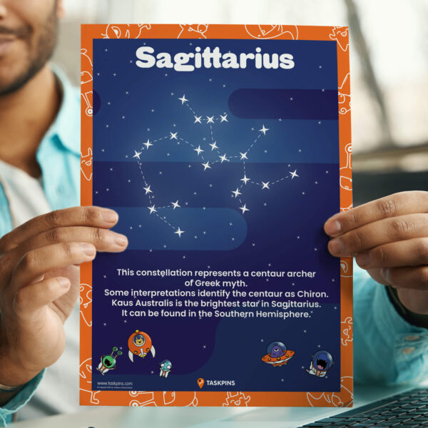 Sagittarius Facts print