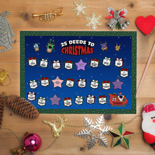 Christmas Advent Calendar For Kids printable