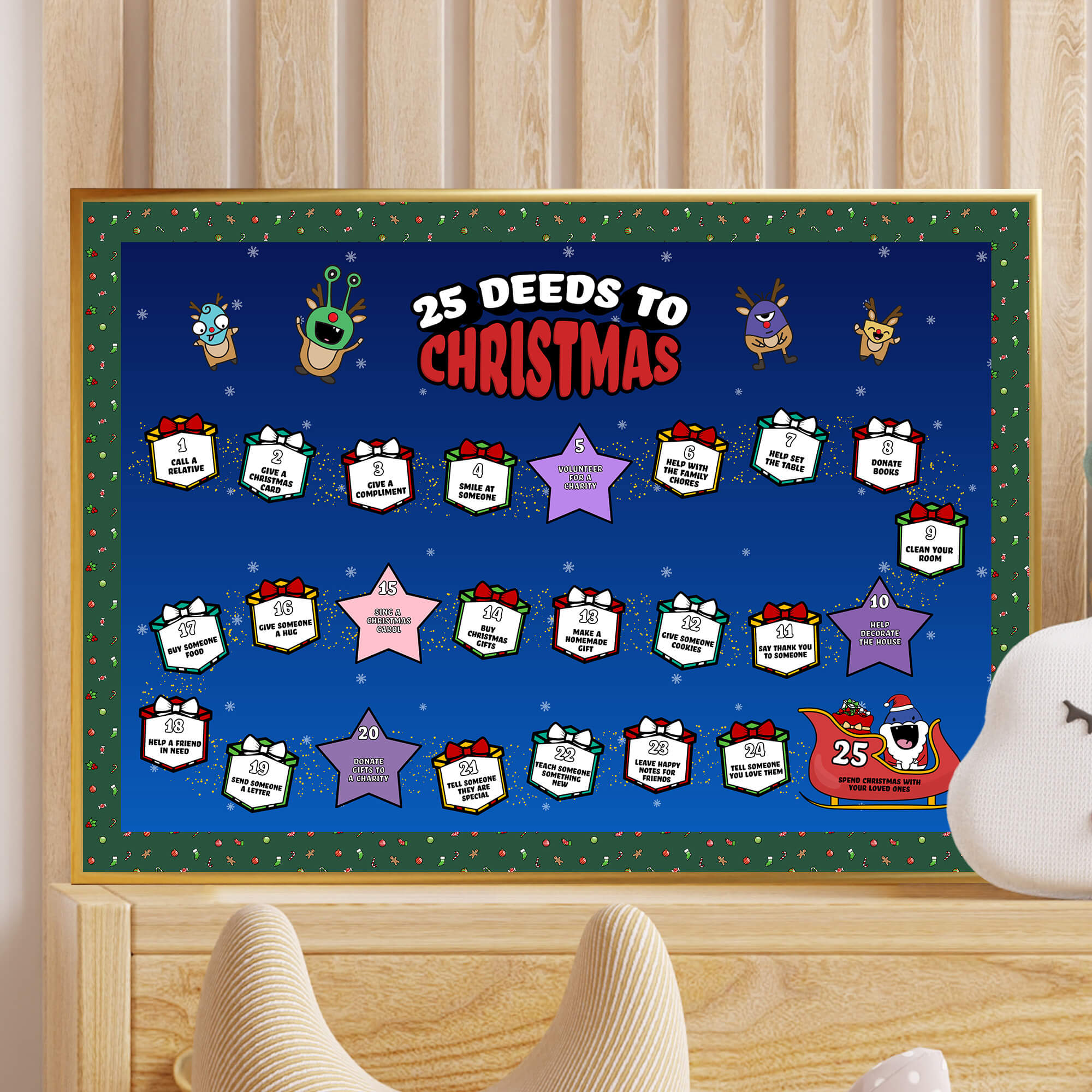 Advent Calendar For Kids Christmas activity