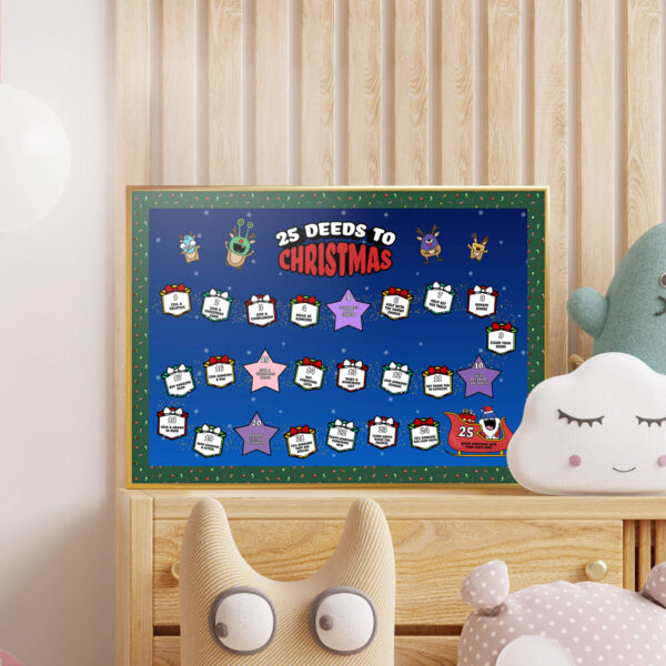 Advent Calendar For Kids Christmas print