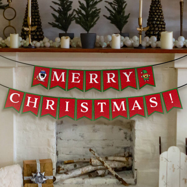 Merry Christmas Printable Banners download