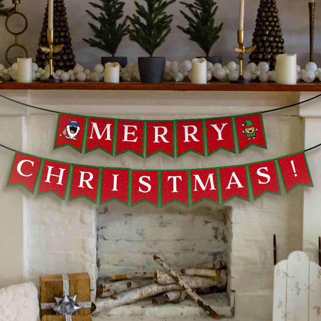 Printable Banners Merry Christmas download 