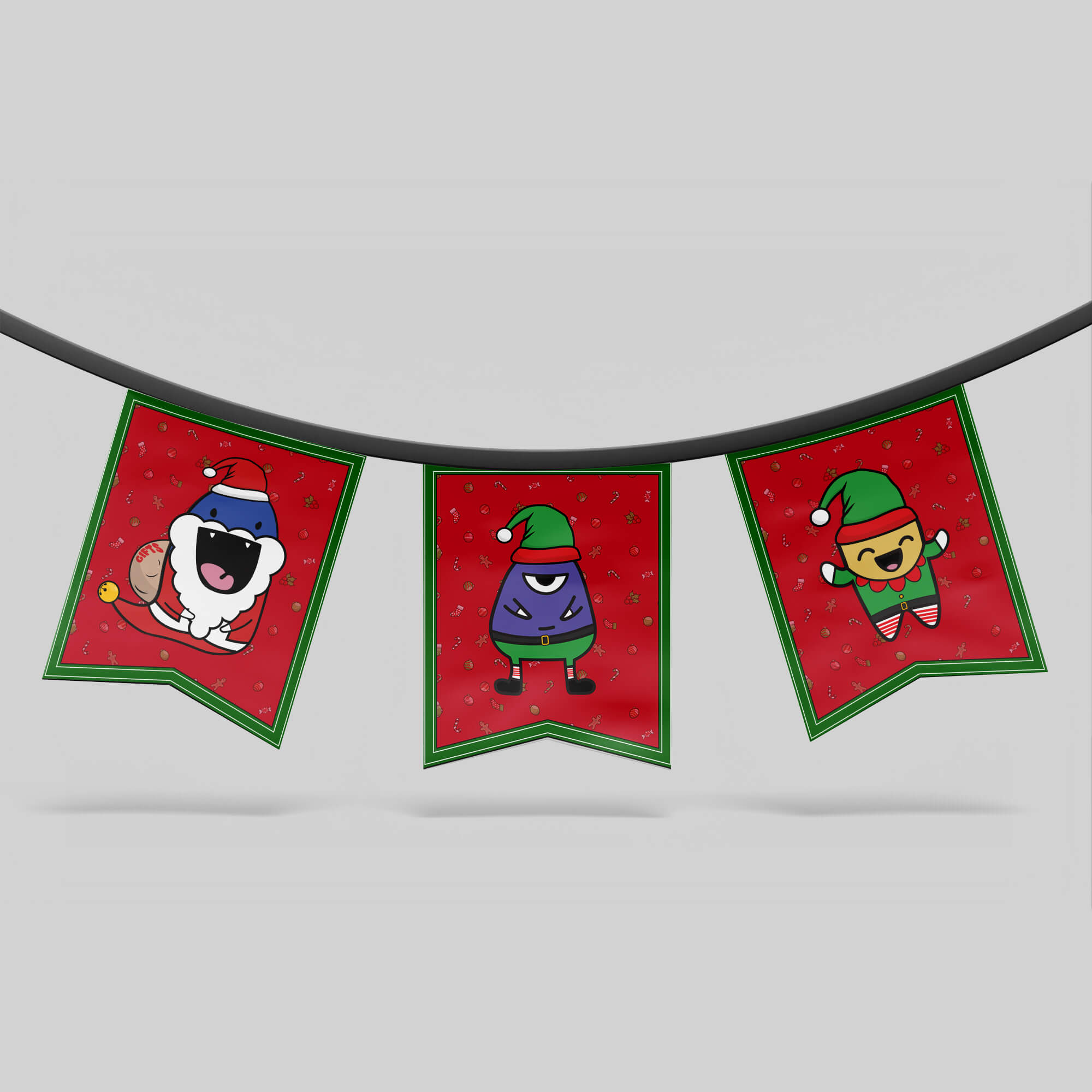 Merry Christmas Printable Banners craft