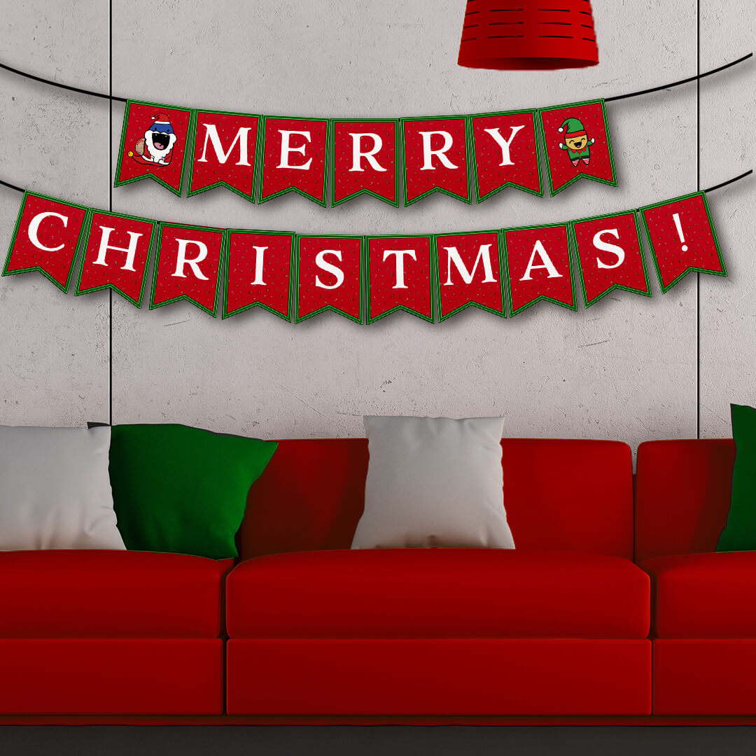 Merry Christmas Printable Banners stationary