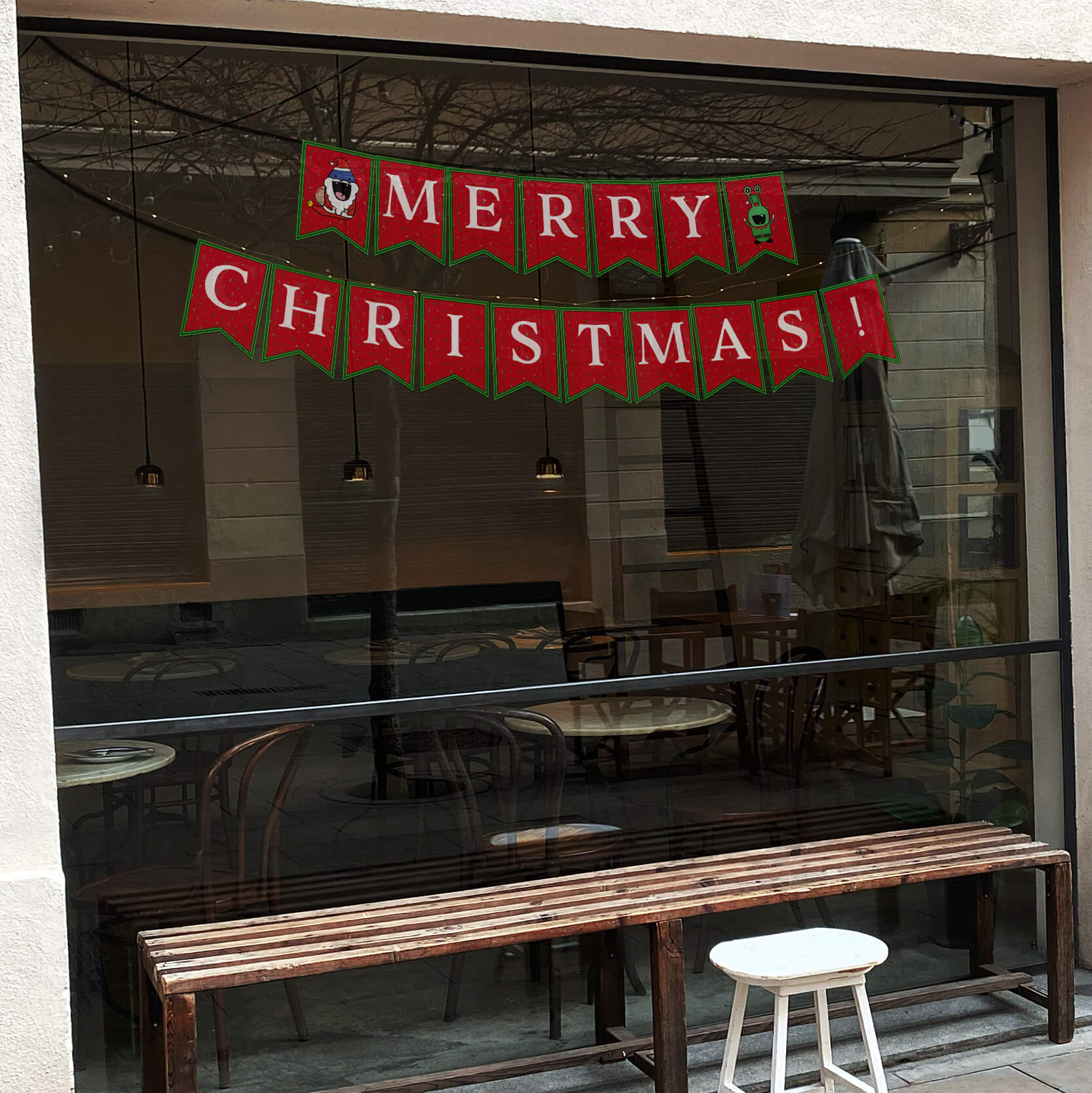 Merry Christmas Printable Banners festive