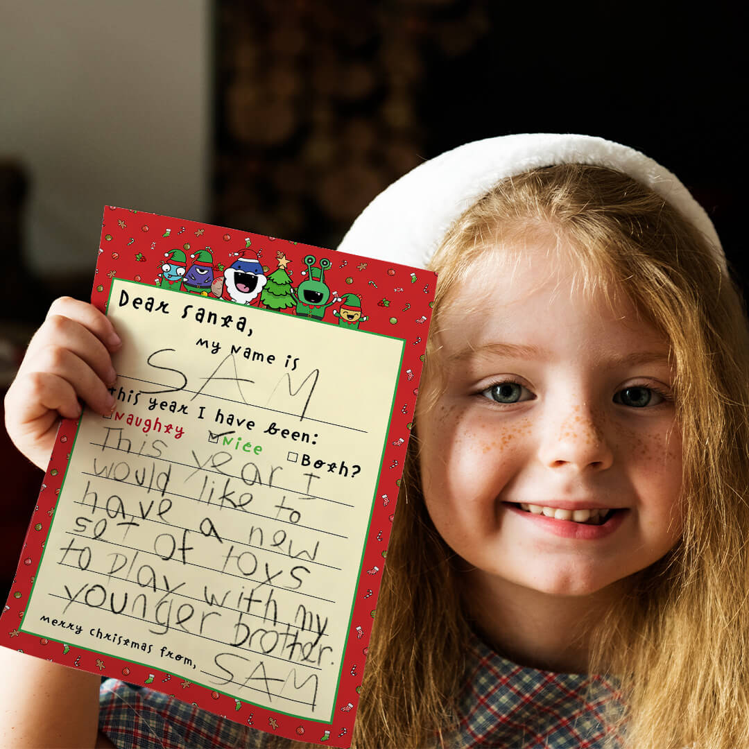 Letter to Santa Kit print