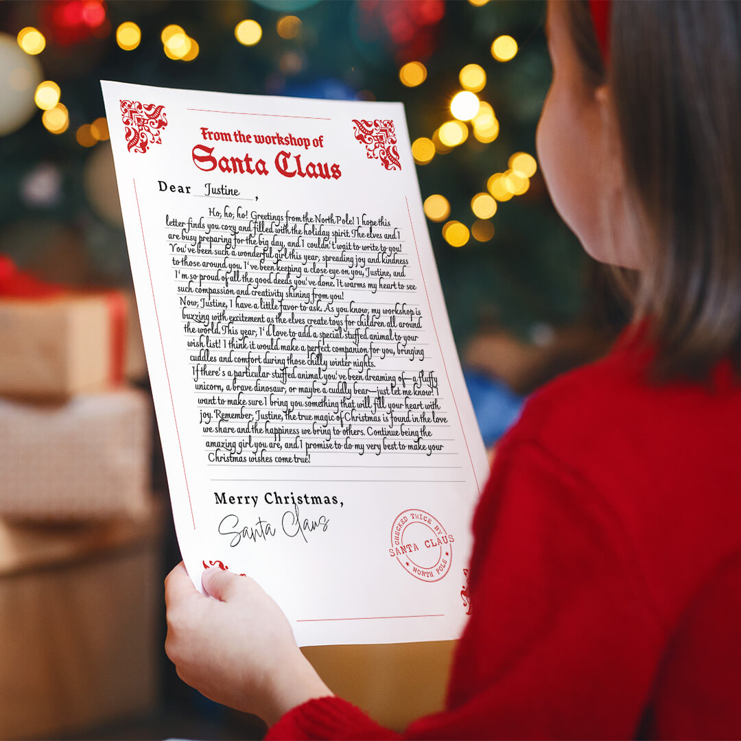 Santa Reply Letter Kit download