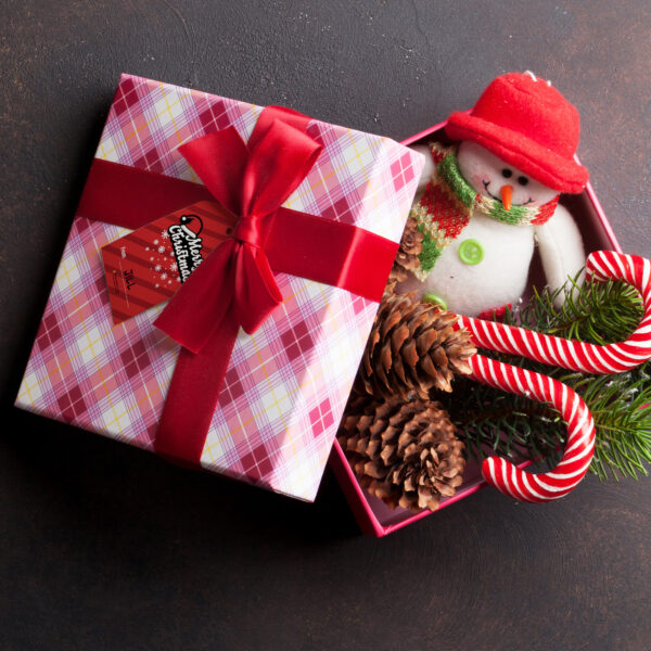 Christmas Tags Bag print