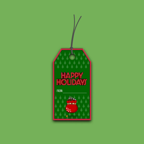 Christmas Bag Tags Christmas