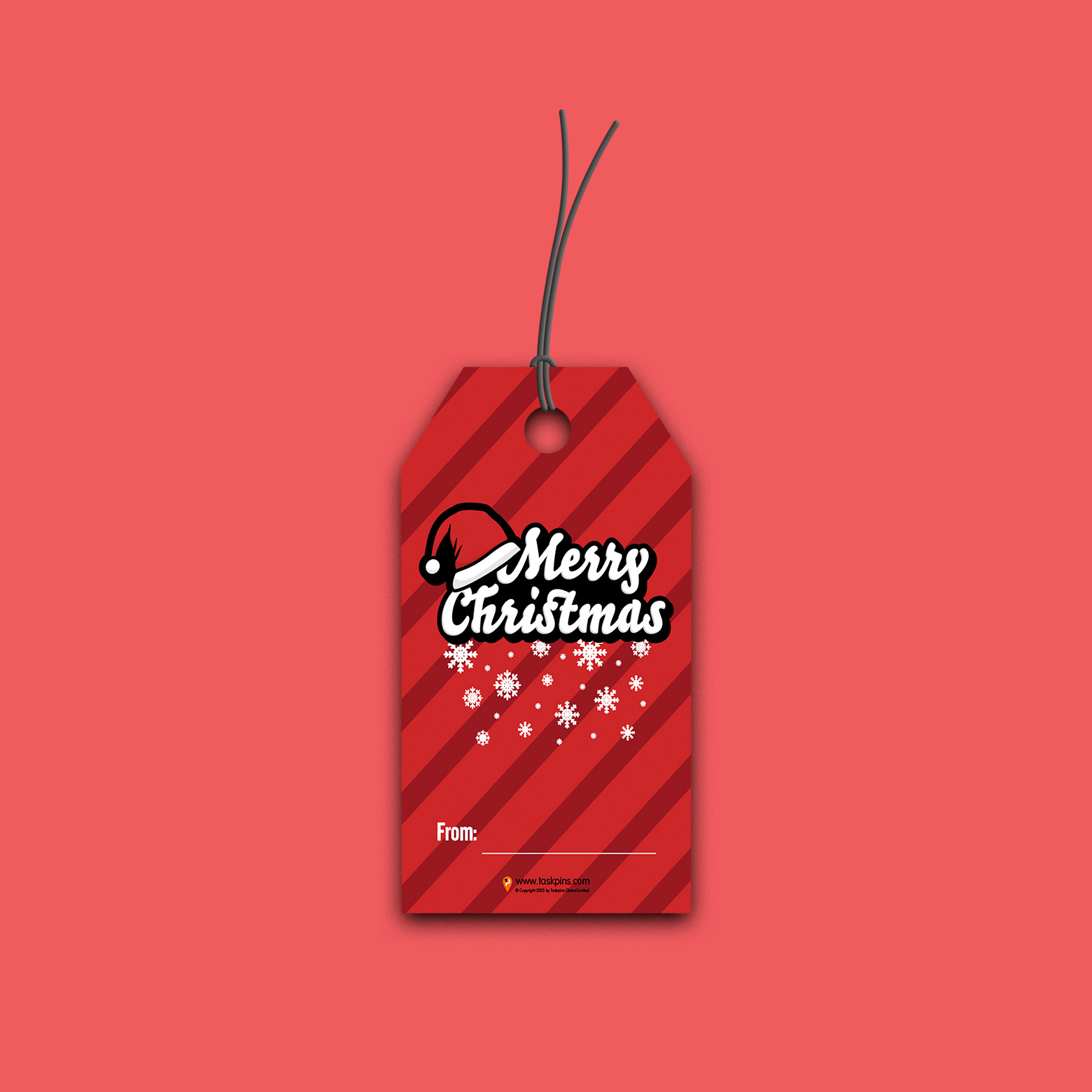 Christmas Bag Tags print