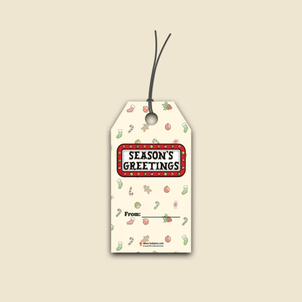 Bag Tags Christmas download