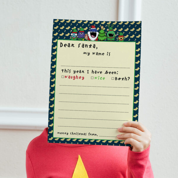 Kids Letter to Santa Kit craft