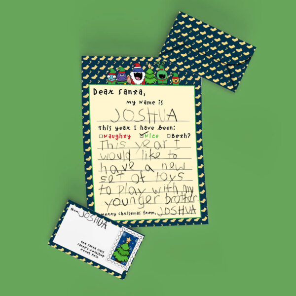Kids Letter to Santa Kit Christmas