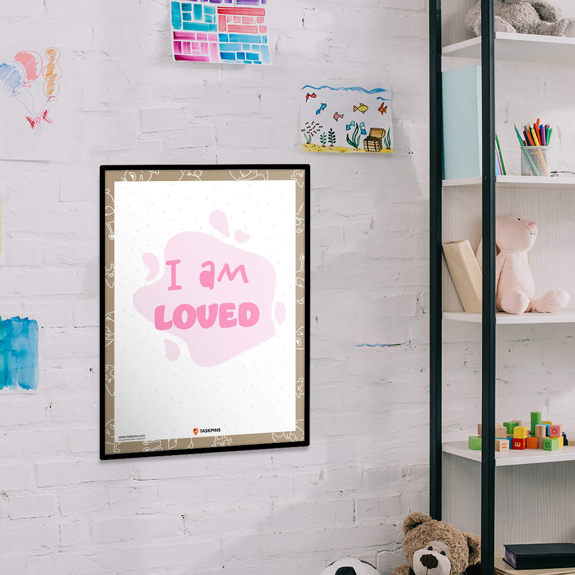 I Am Loved Affirmations Poster print