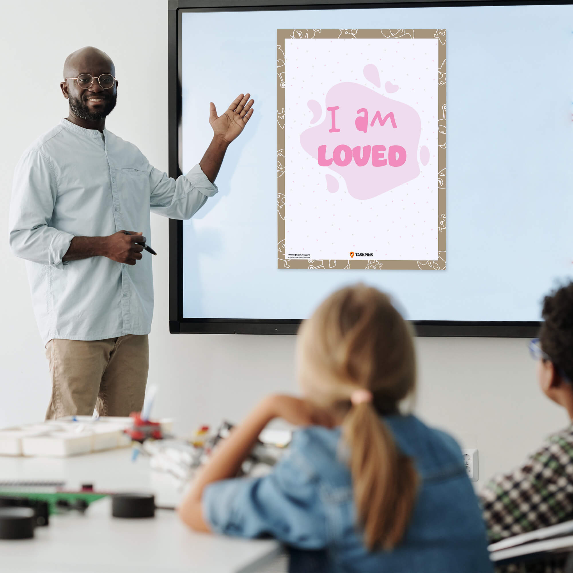 Loved Affirmations Poster I Am chart