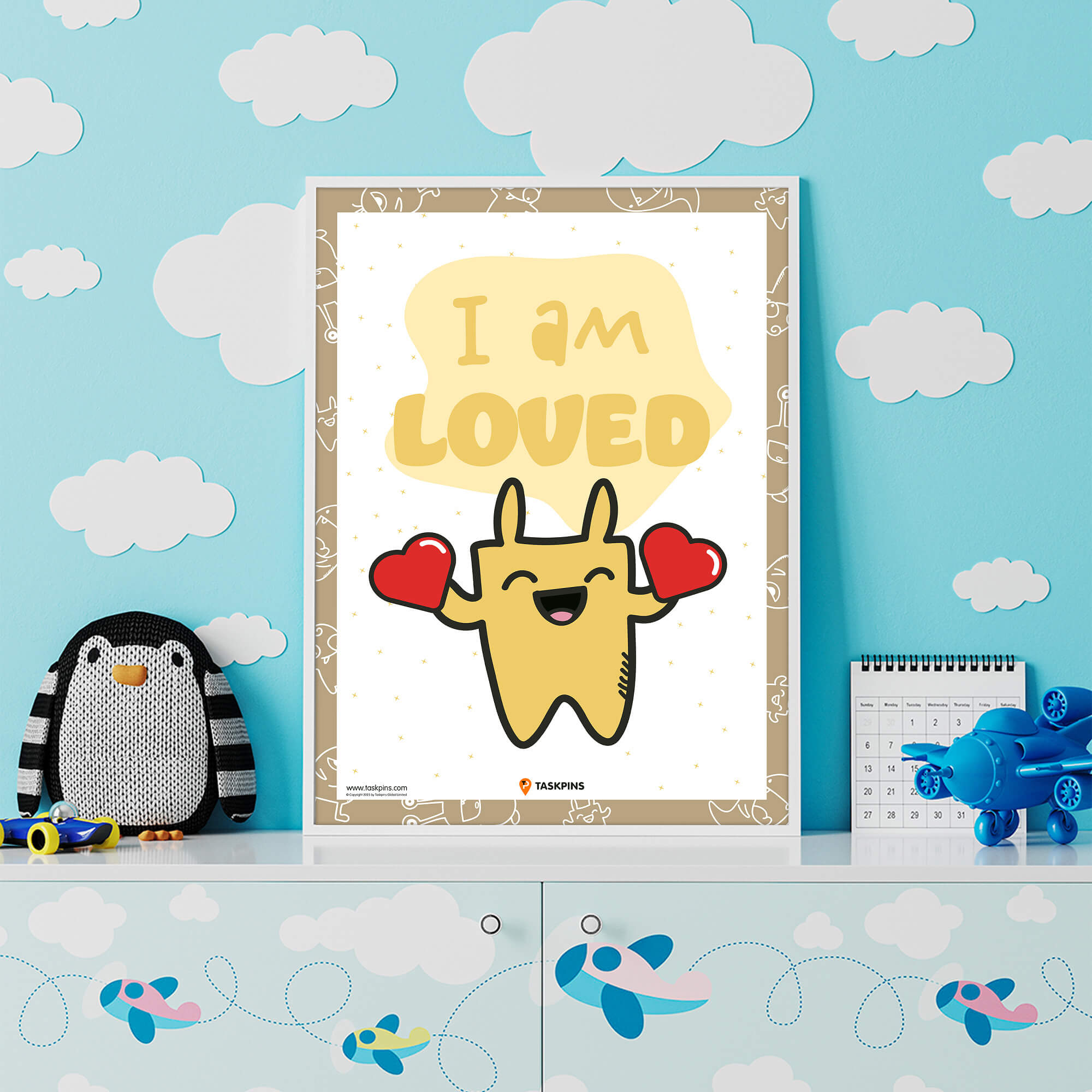 Affirmations Poster I Am Loved poster