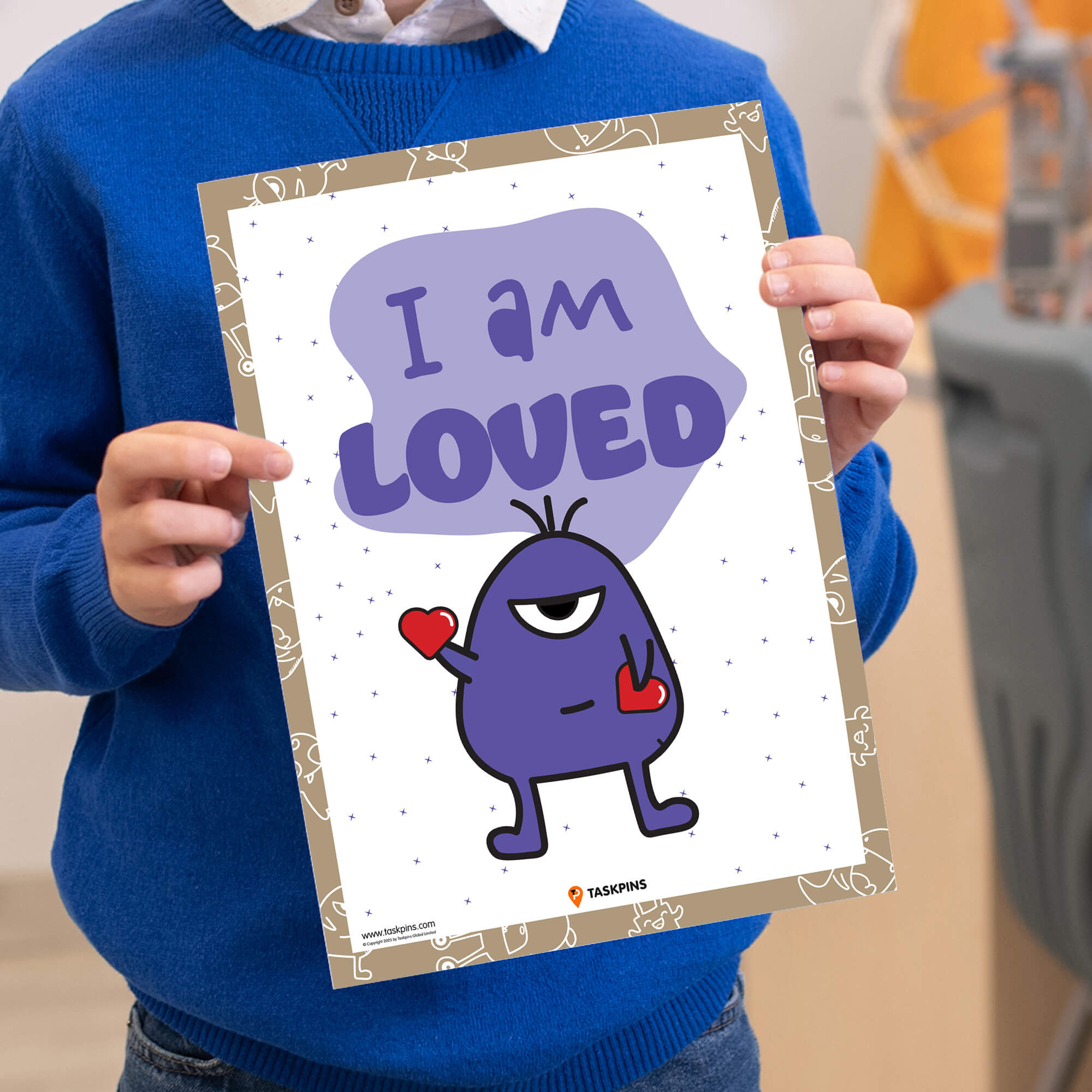 Affirmations Poster I Am Loved printable