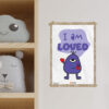 Positive I Am Loved Affirmations Poster download