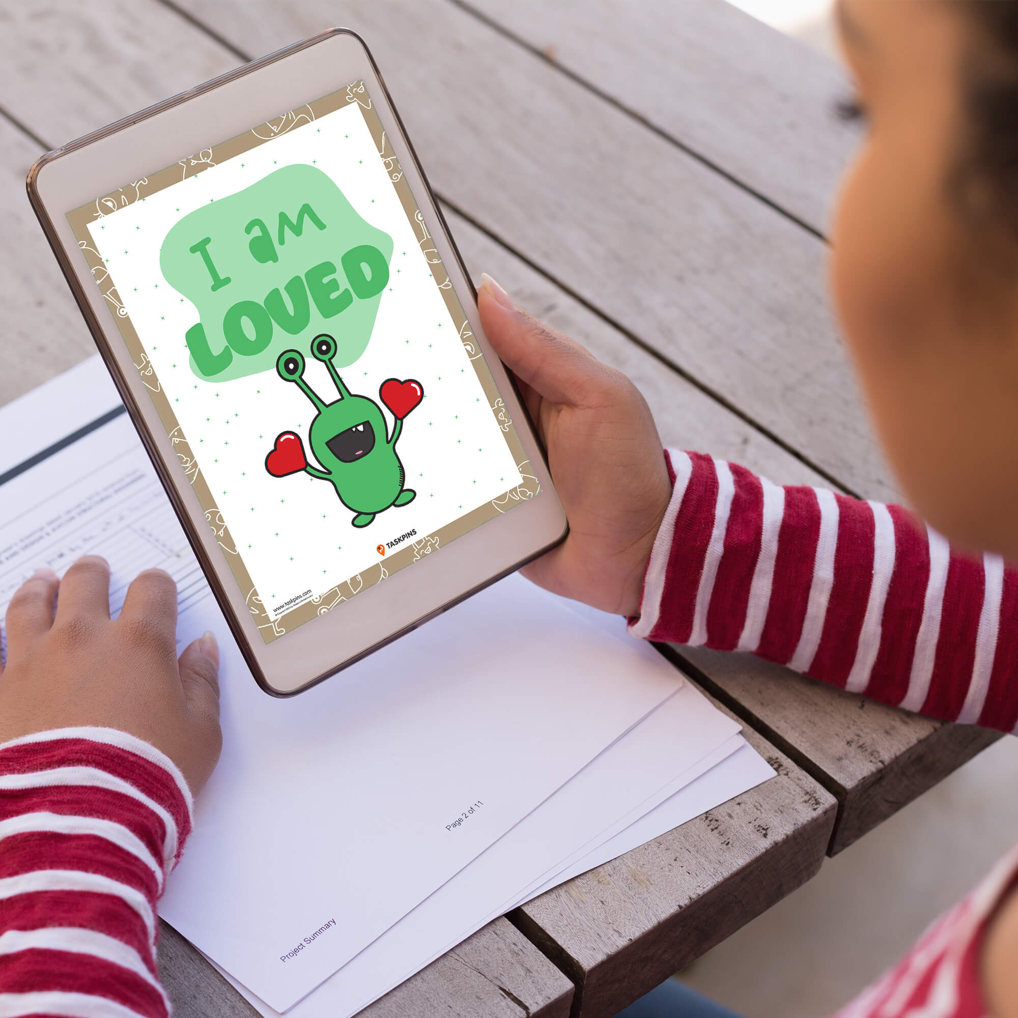 I Am Loved Affirmations Poster download