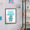 I Am Loved Affirmations Poster display