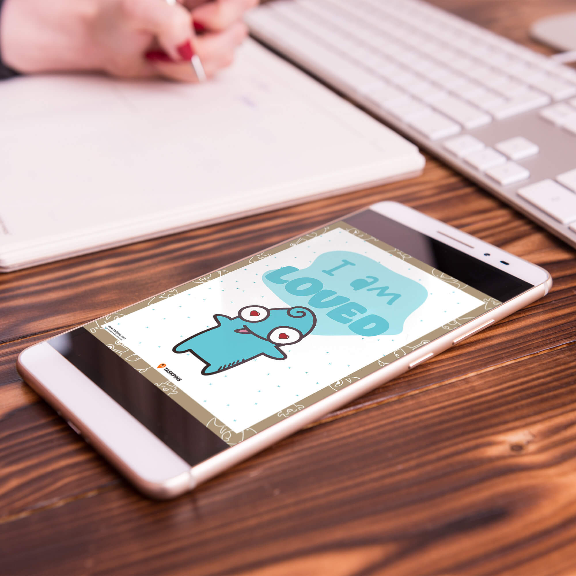 Loved Affirmations Poster I Am download