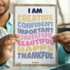 Affirmations I Am Statements Positive print