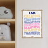 I Am Statements Positive Affirmations print