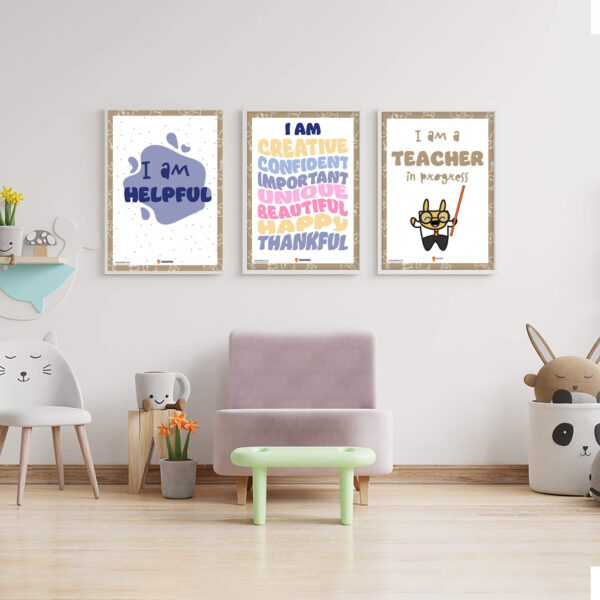 Kids Positive Affirmations I Am Statements artwork