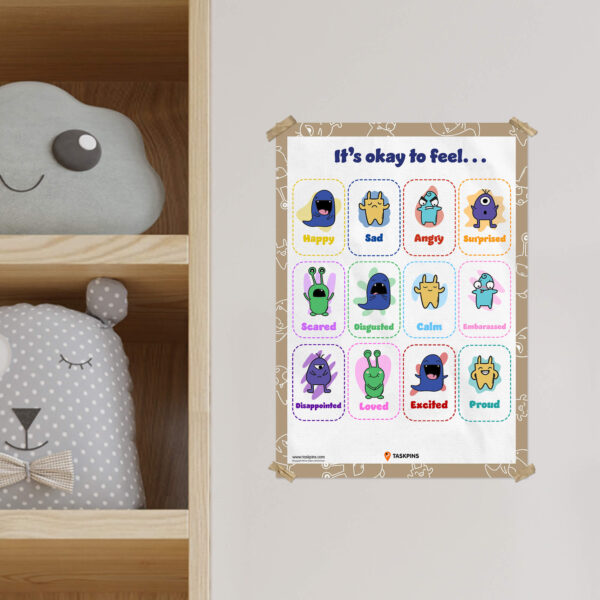 feelings wall art print