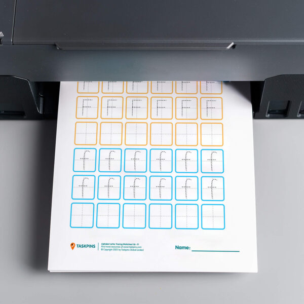 Letter F Tracing Worksheets download