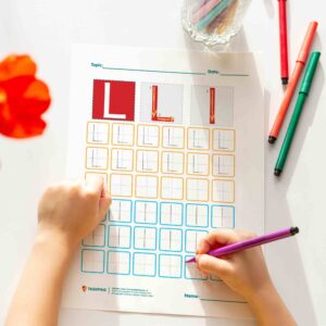 Tracing Letter L download