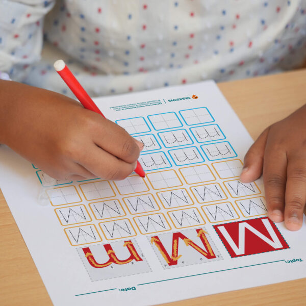 Letter M Tracing Worksheet activity