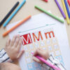 Letter M Tracing print