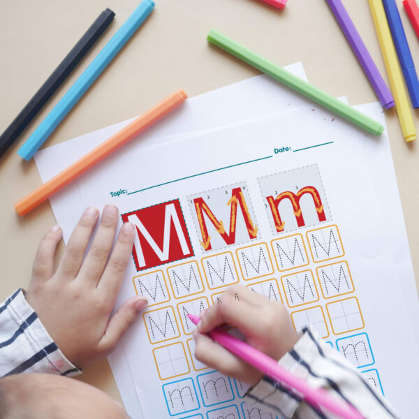 Letter M Tracing print