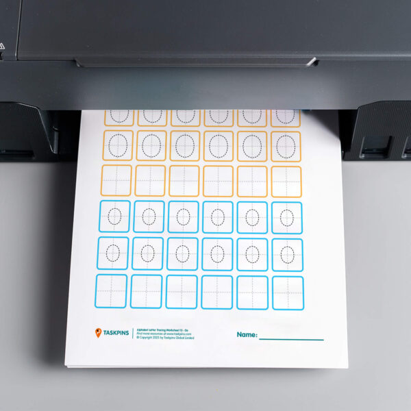O Tracing Worksheet printable