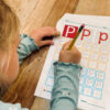 Letter P Tracing print