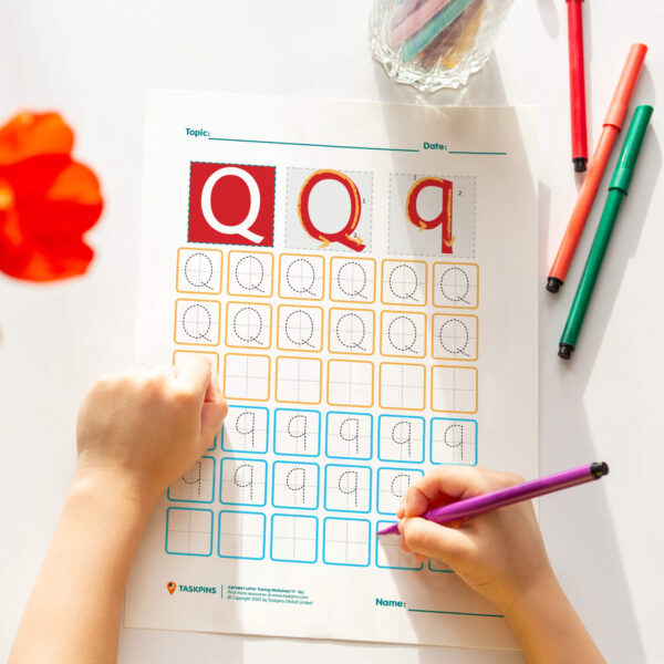 Letter Q Tracing printable