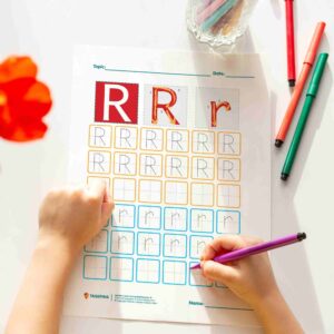 Letter R Tracing Worksheet