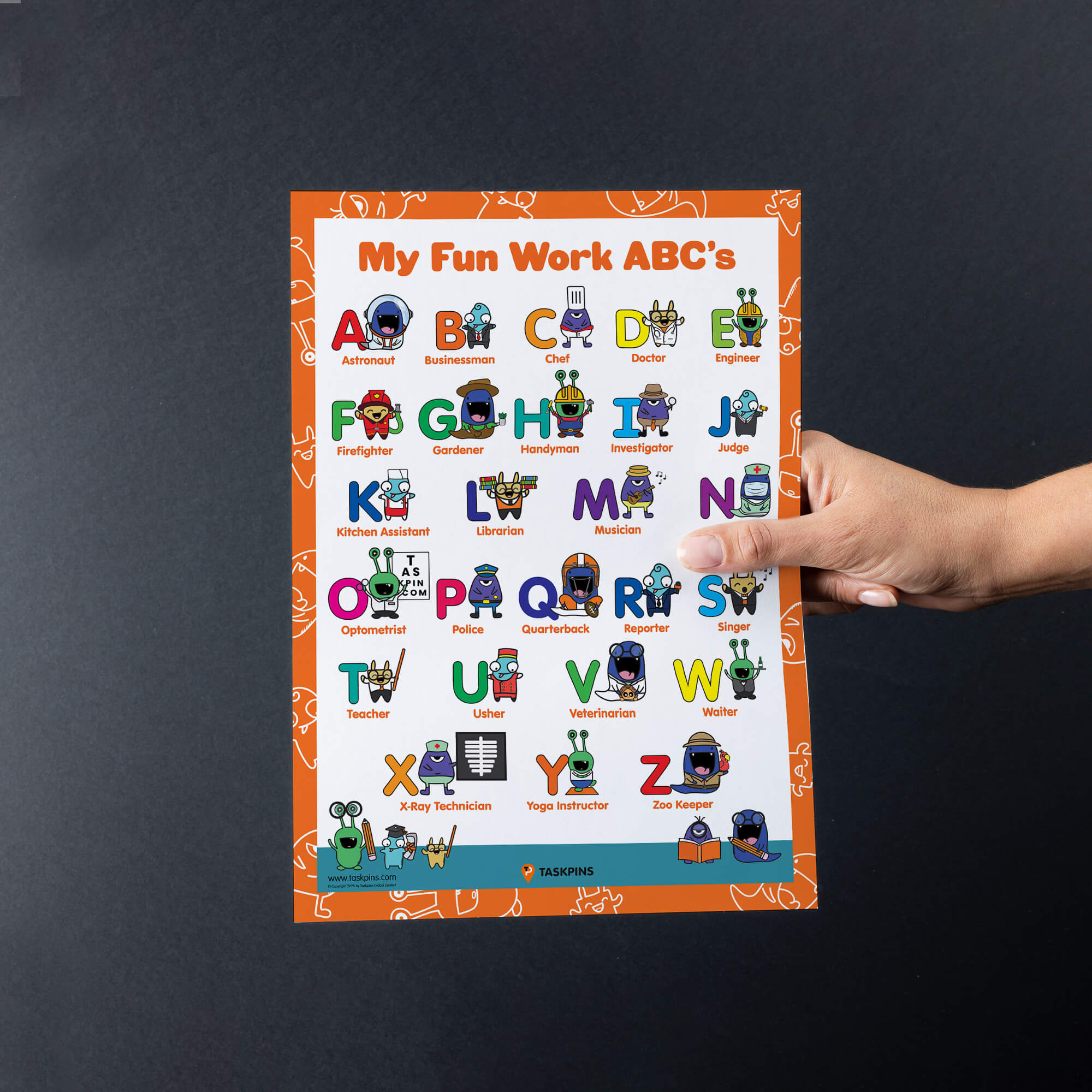 Alphabetical Order Jobs handout