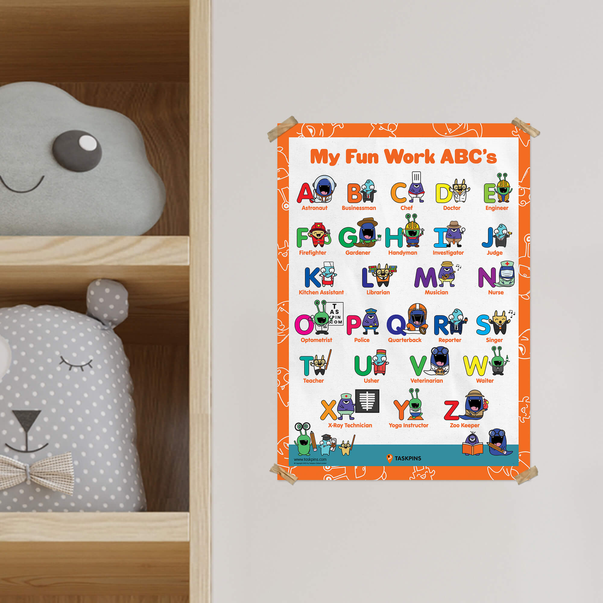 Jobs Alphabetical Order display