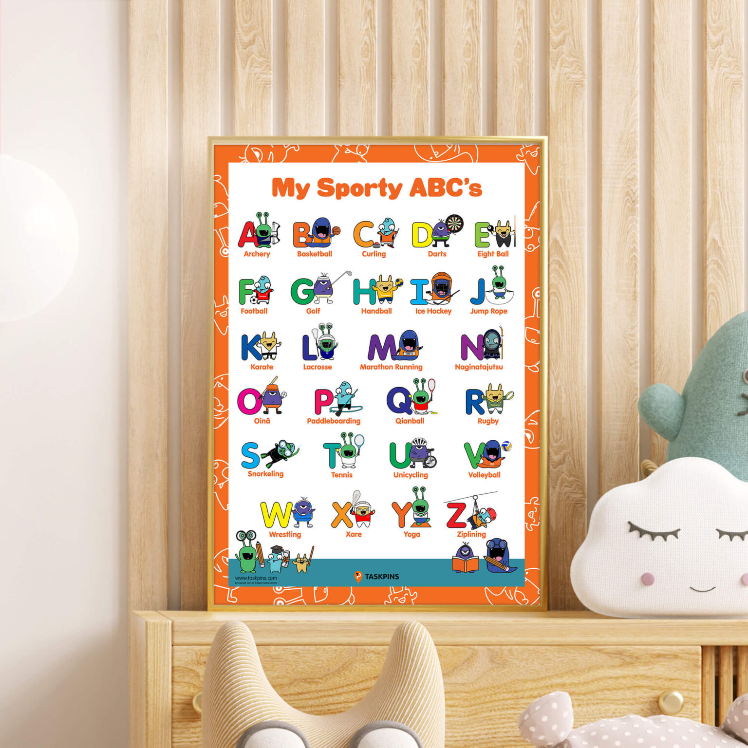 Sport Alphabet Chart Printable