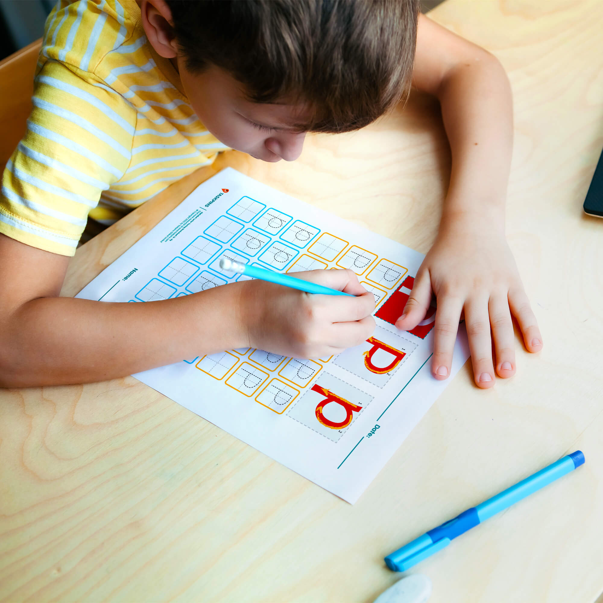 Tracing Letter P printable