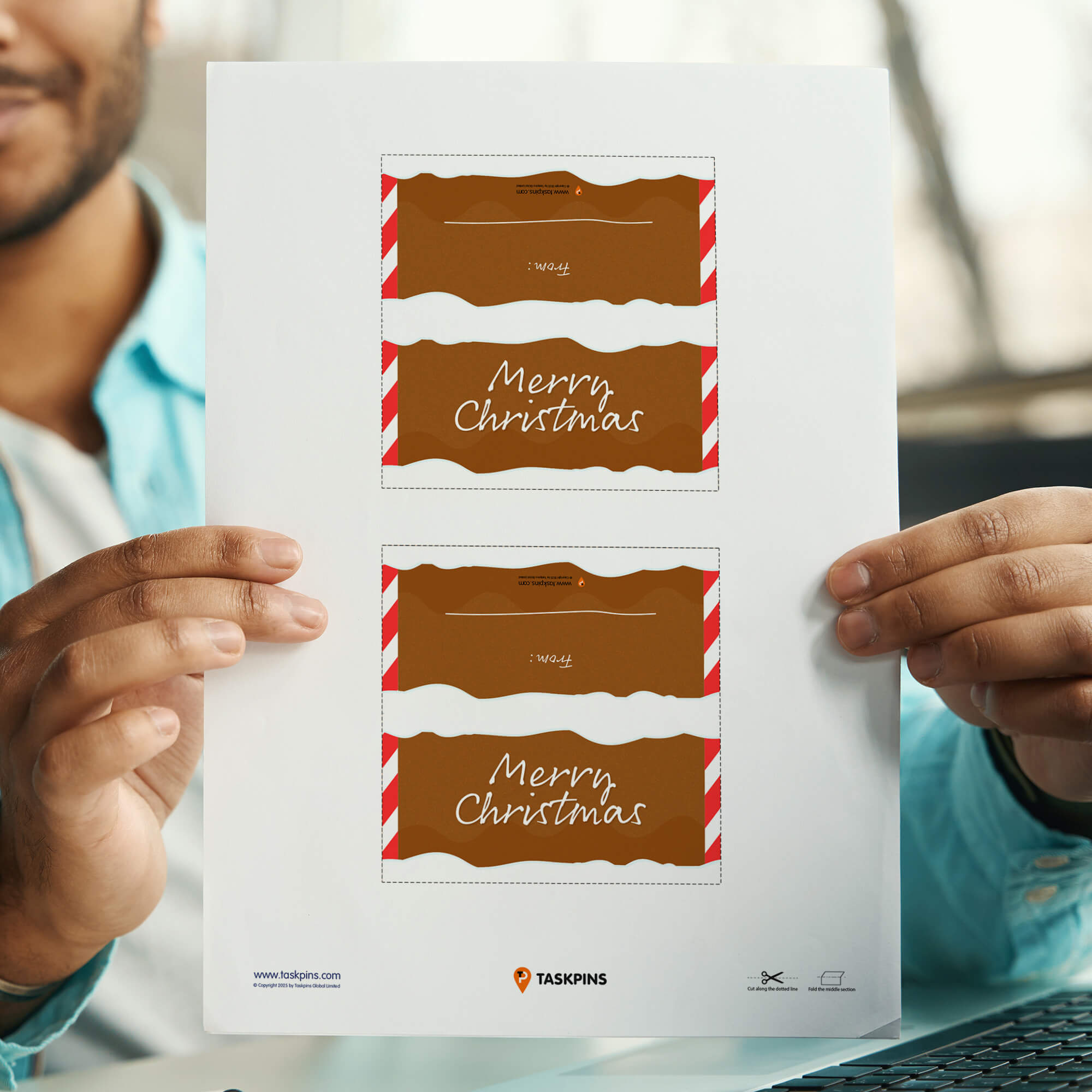Treat Bag Toppers Christmas activity