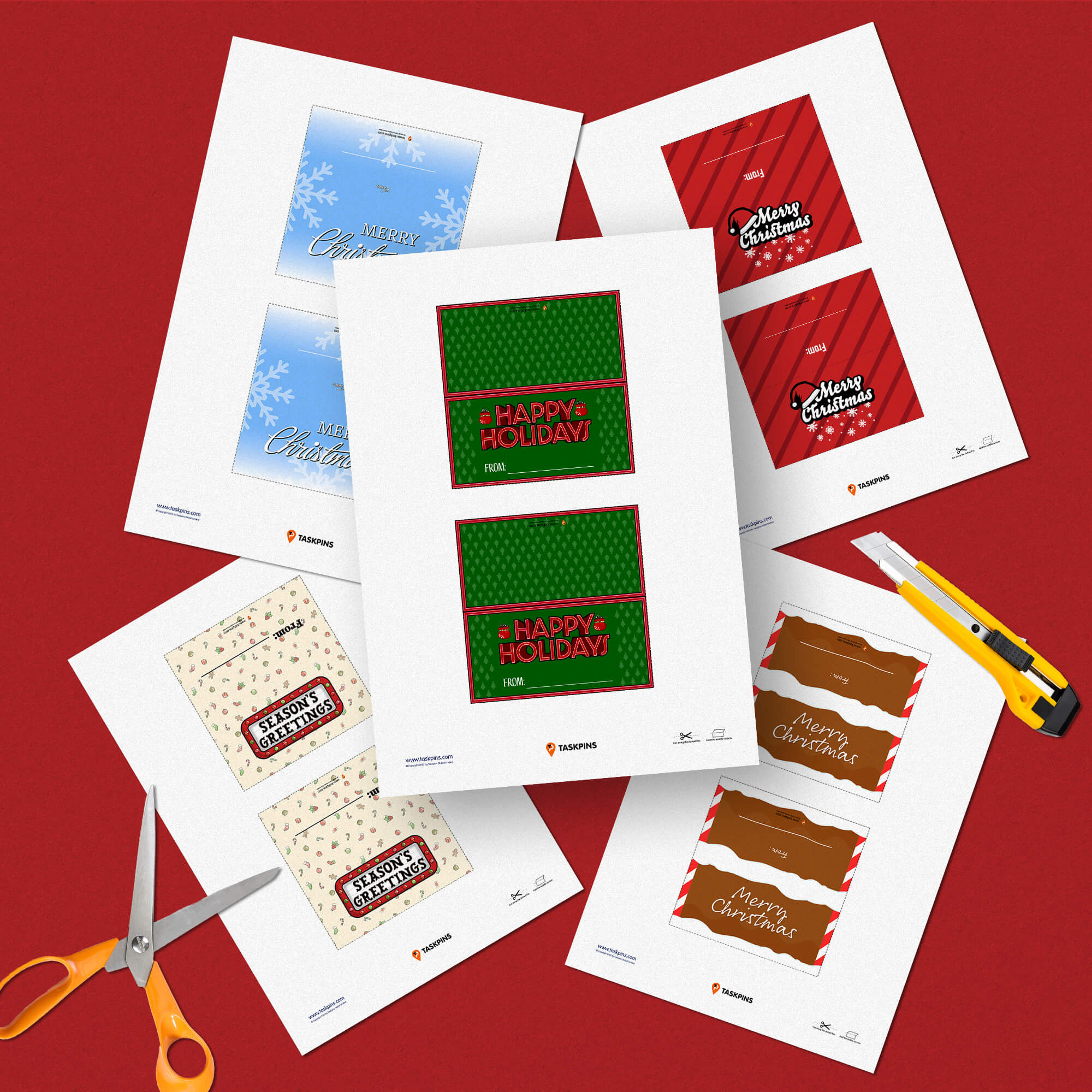 Treat Bag Toppers Christmas craft